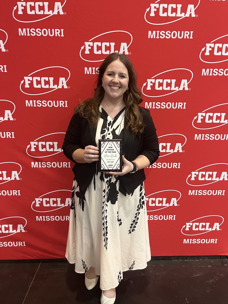 Ms. Knoche awarded New Adviser of the year award for FCCLA