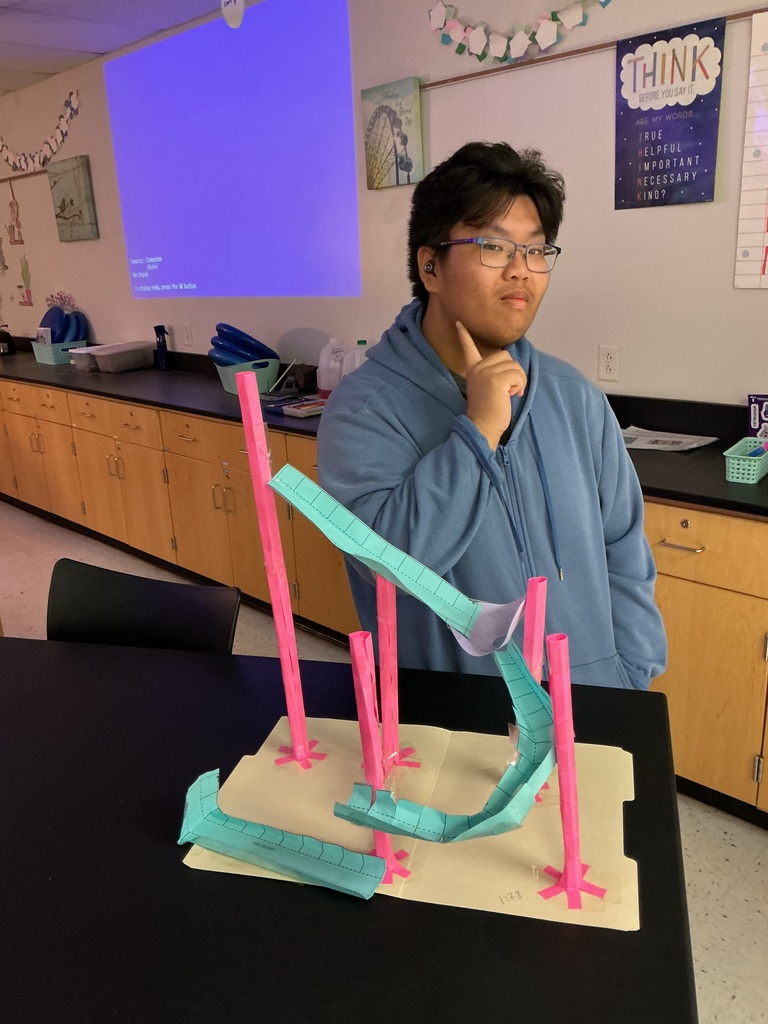 Integrated Science roller coaster project challenge