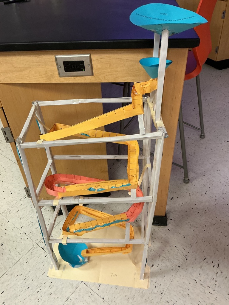 Integrated Science roller coaster project challenge