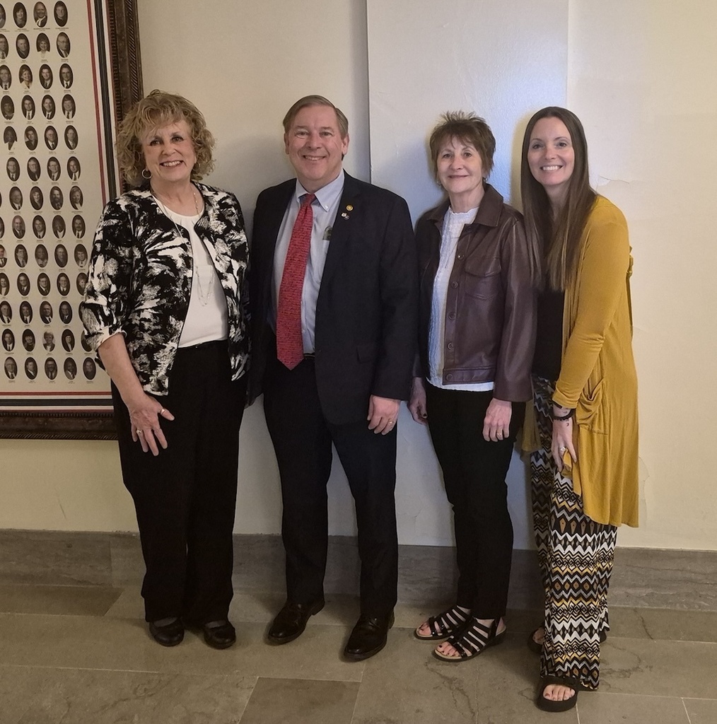 PAT attends child advocacy day in Jeff City and post with representatives