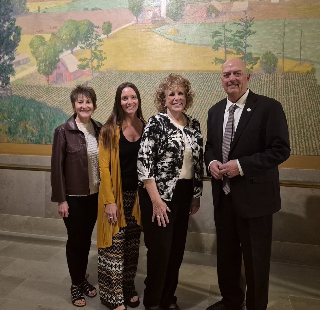 PAT attends child advocacy day in Jeff City and post with representatives