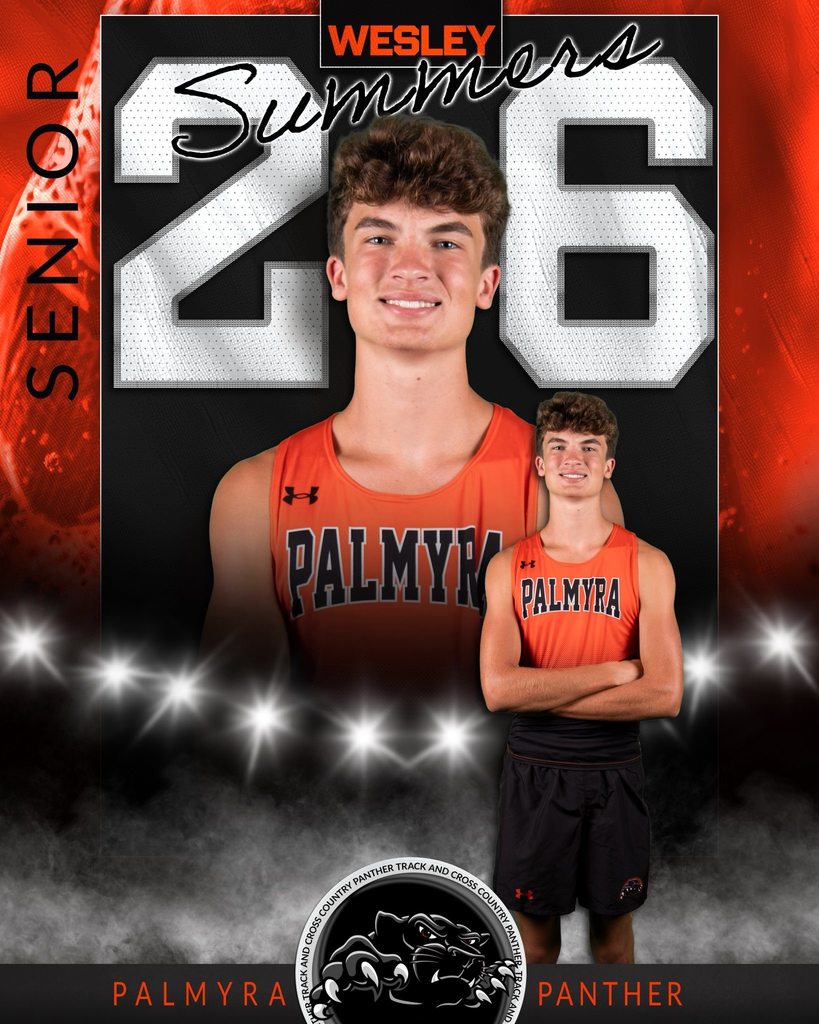 Senior track recognition banner, Wesley