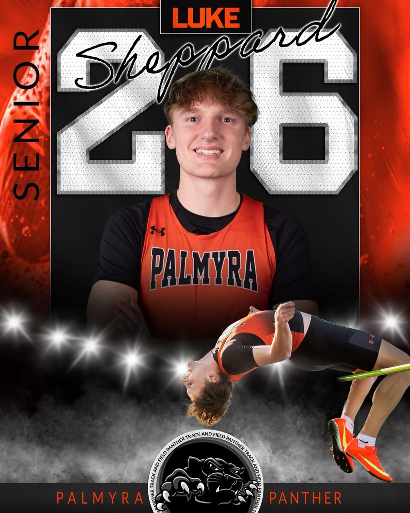 Senior track recognition banner, Luke