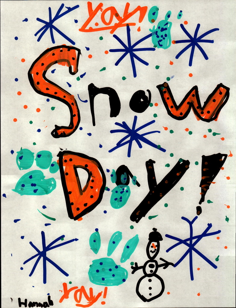 Snow day graphic, Yay Snow Day Yay!