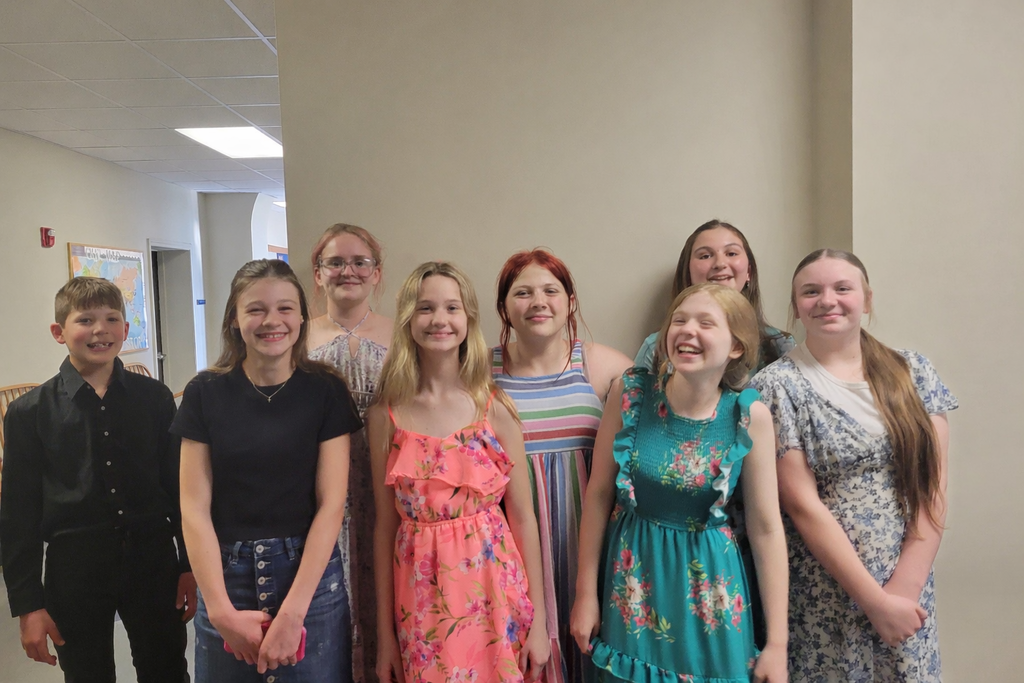 Palmyra Middle School Honors Choir Students at NEMMEA Honors Choir performance in Columbia MO