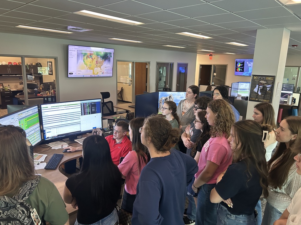 Palmyra High School FBLA Students toured Associated Electric Cooperative in Springfield MO
