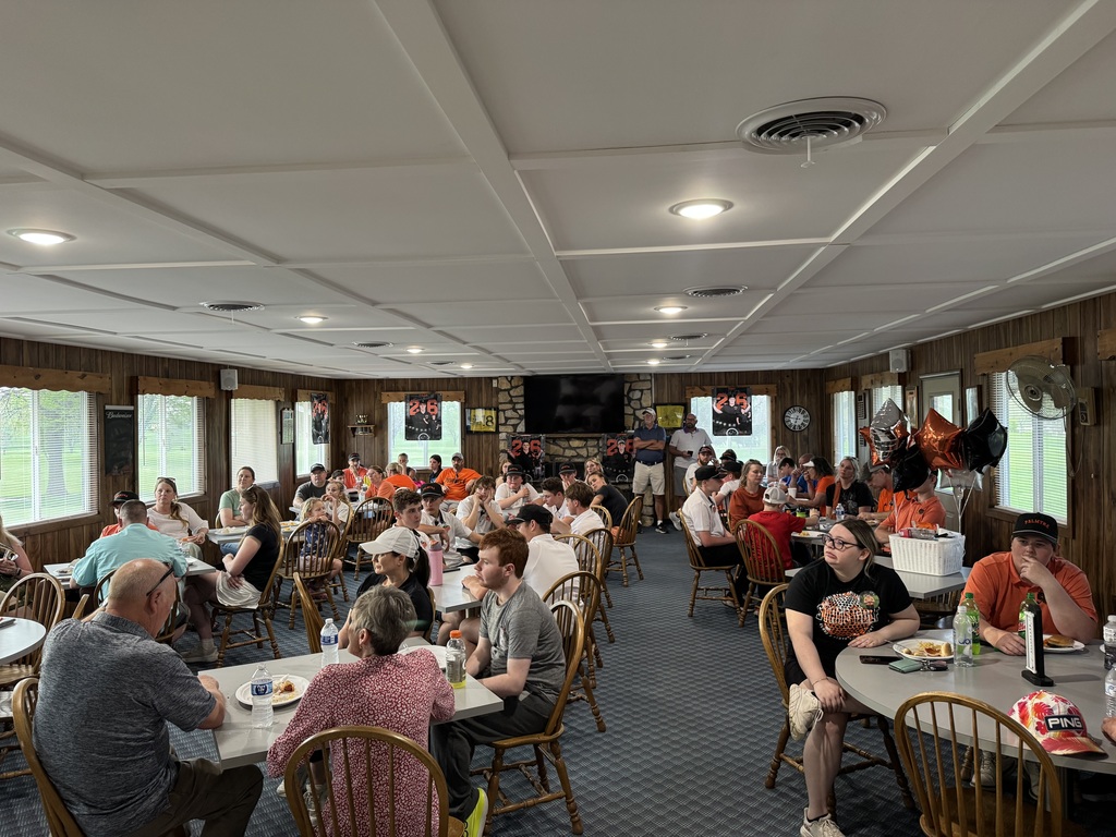 Palmyra golf banquet after home match and before senior night