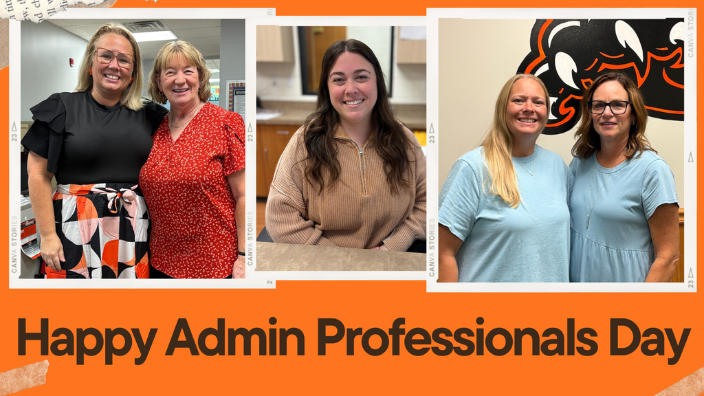 Happy Admin Asst day with pictures of our district secretaries