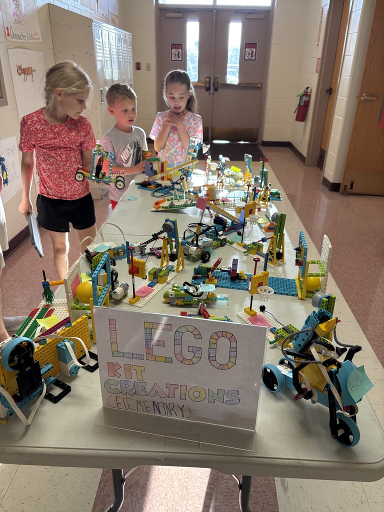 PACE open house Lego kit creations from PES Students