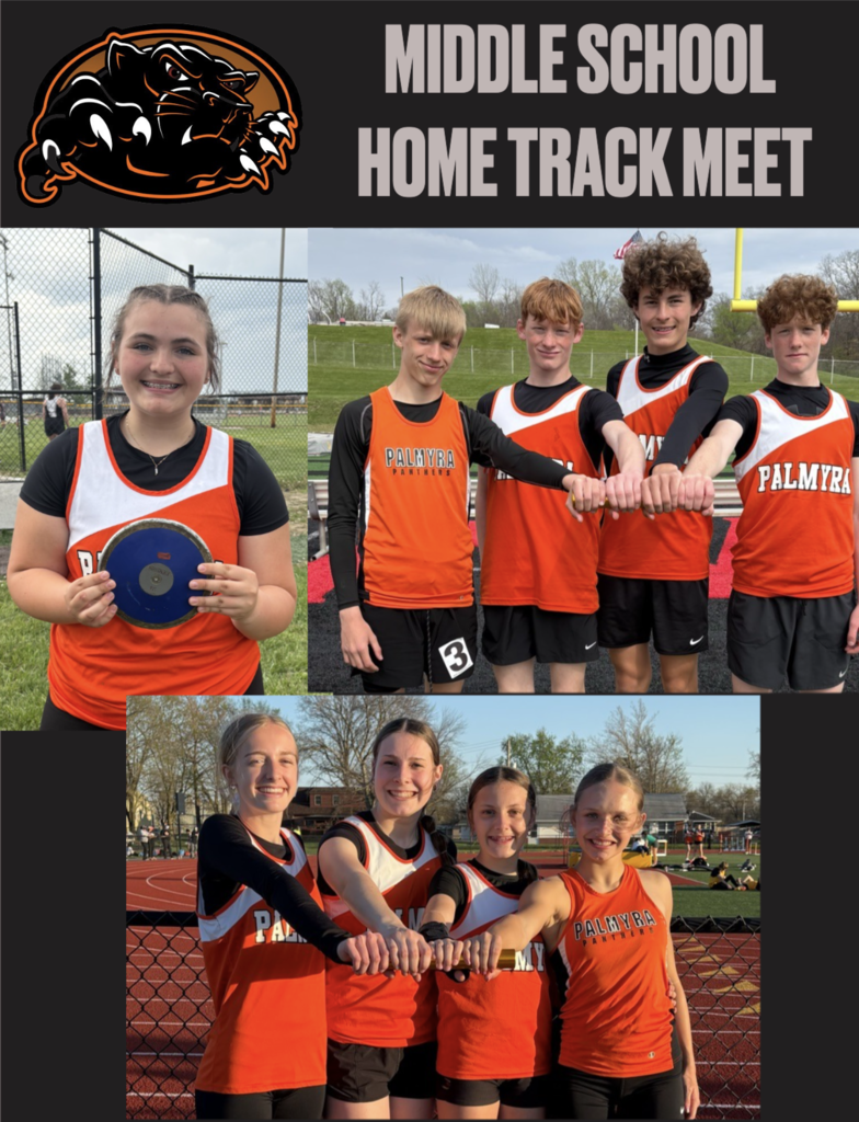 Middle School home track meet