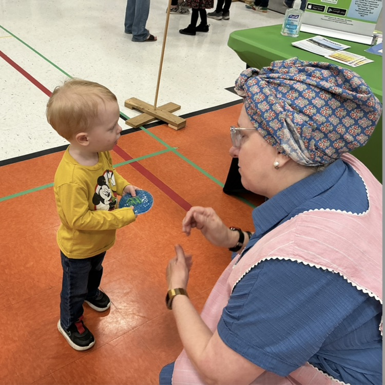 Students participating in PAT Teddy Bear Clinic