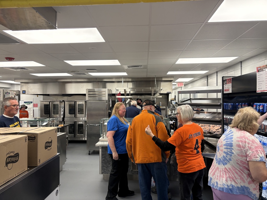lunch being served in kitchen