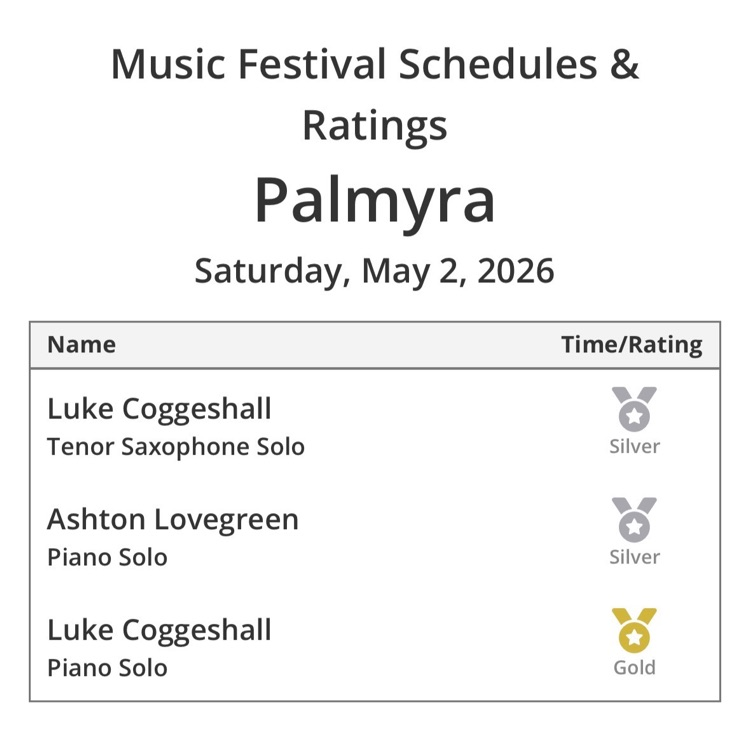 state musical festival results