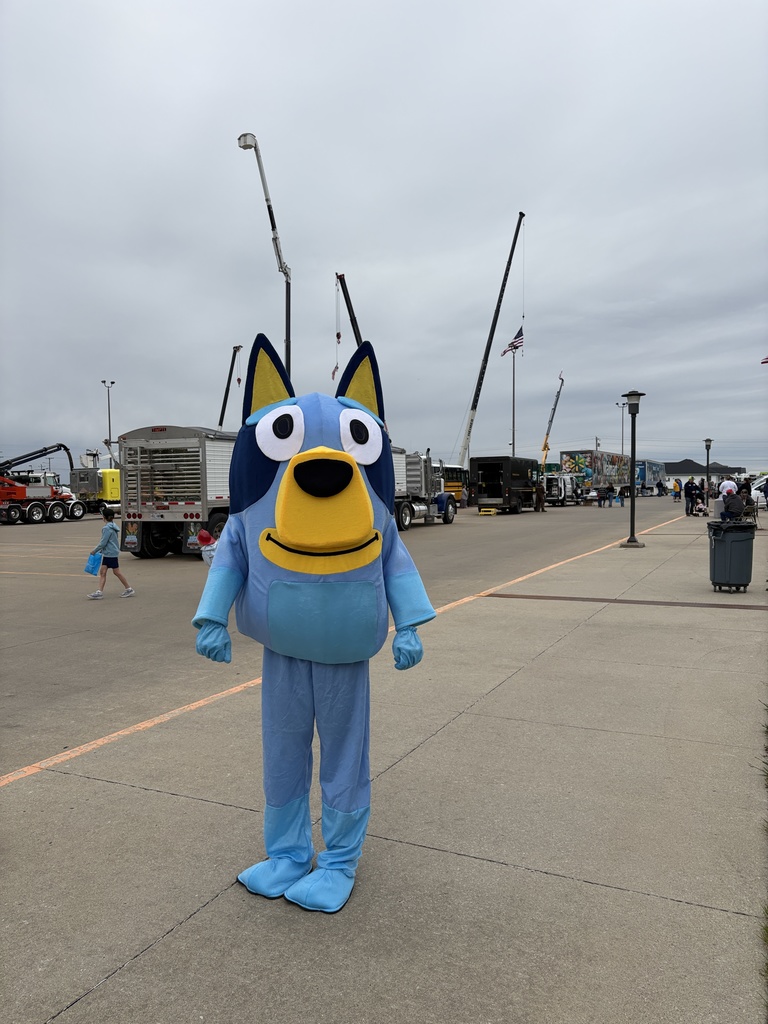 Bluey at PAT truck rally