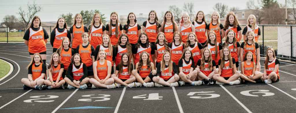 middle school girls track team pictures with coaches