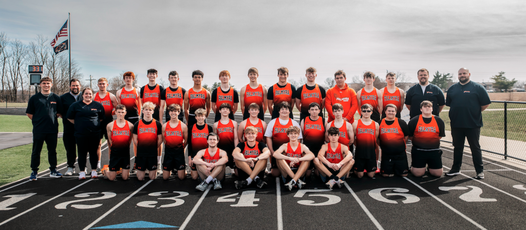 high school boys track team pictures with coaches