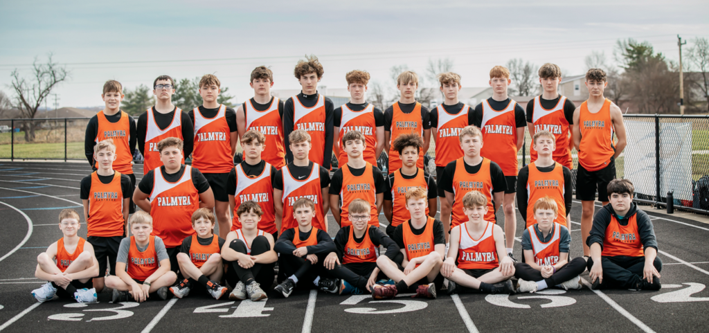 middle school boys track team pictures with coaches