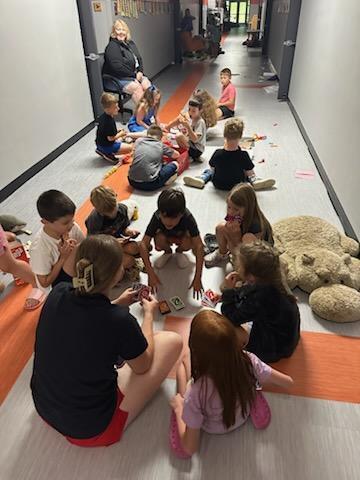 PES Students during summer school playing games