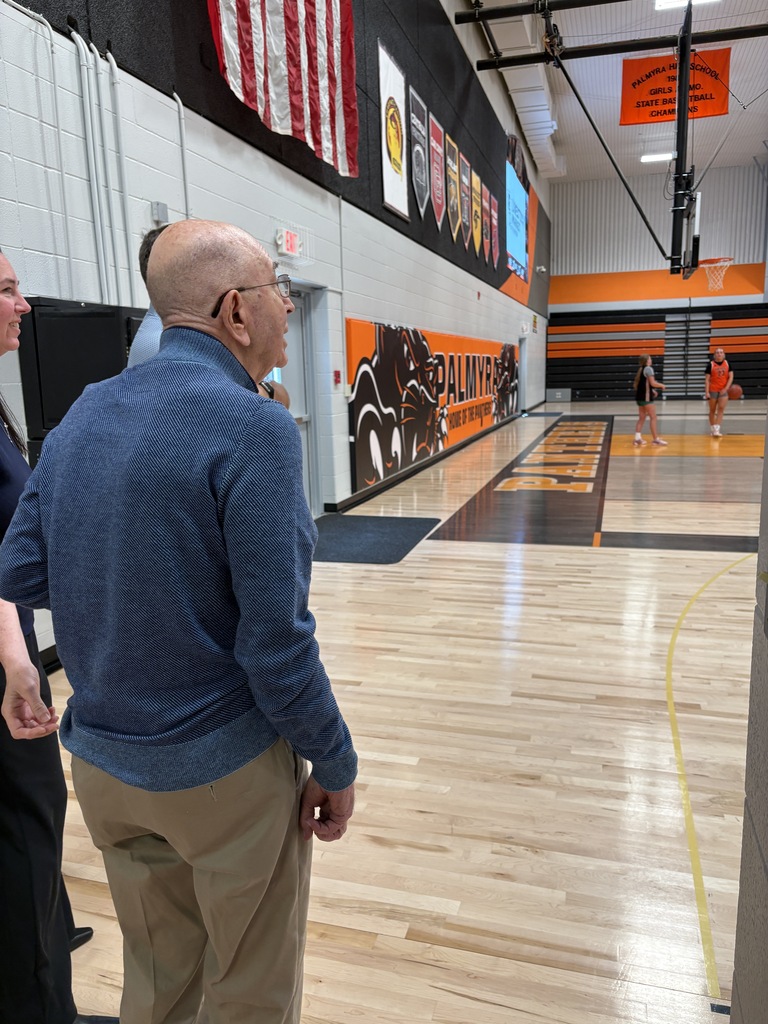 Mr Lenzini viewing the gym renovations