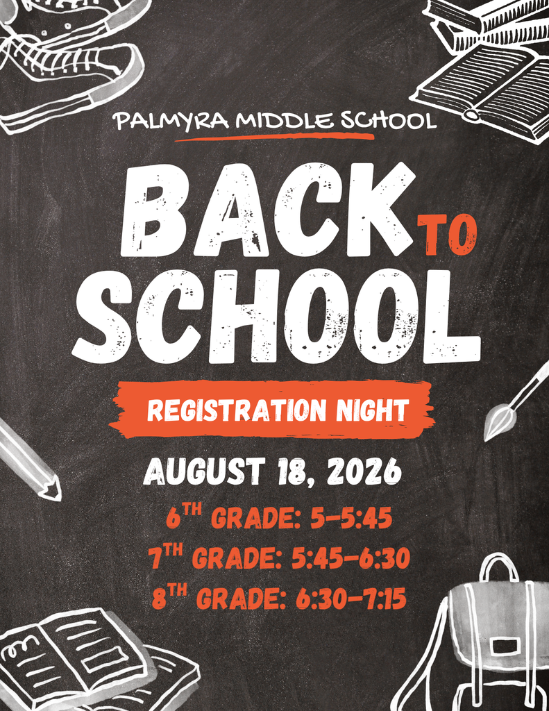 back to school registration for 6th-8th graders