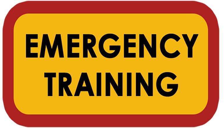 Emergency Training notice