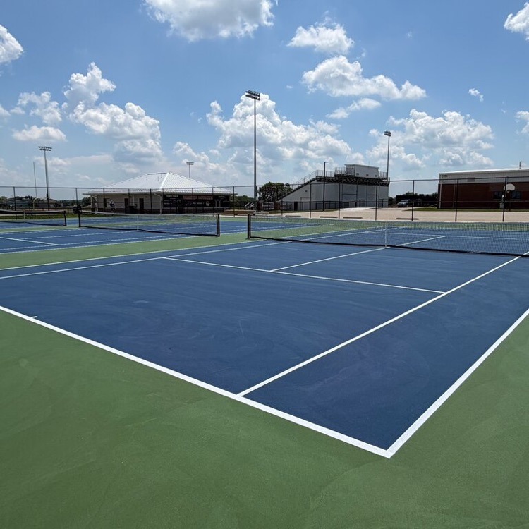 New tennis courts at Palmyra High School