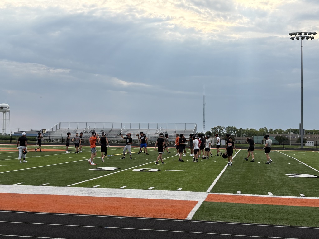 football practice at PHS