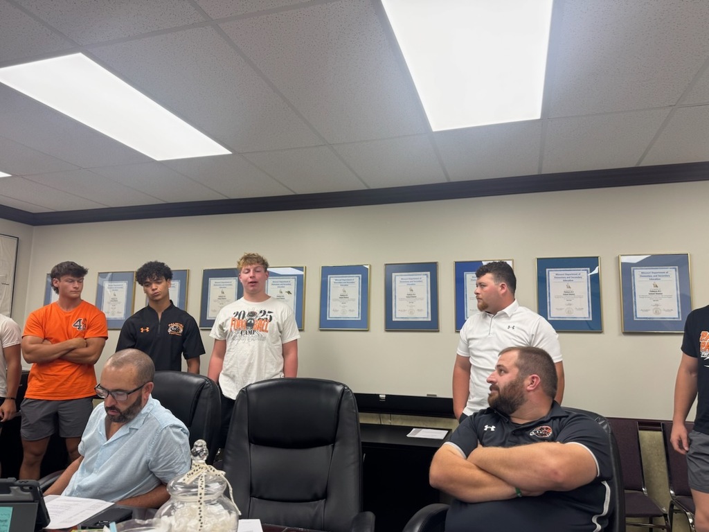 PHS Football players discuss the program at board meeting