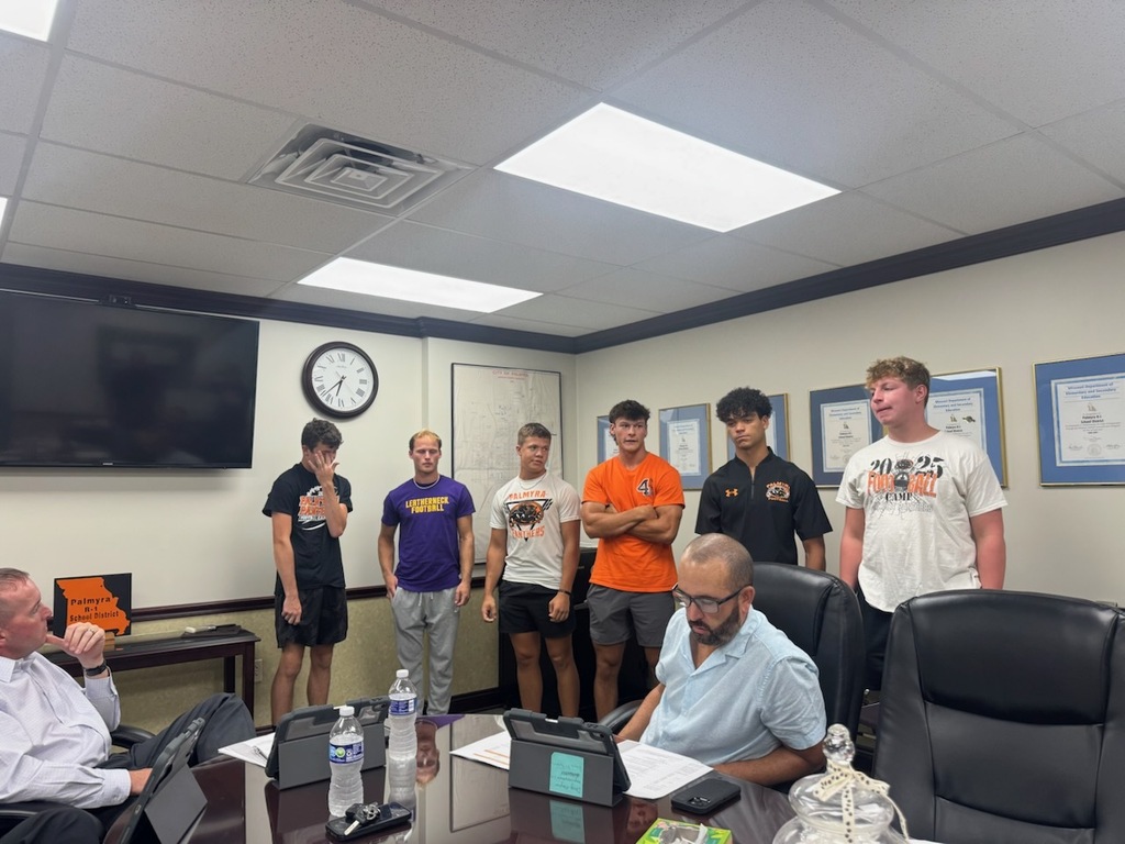 PHS Football players discuss the program at board meeting