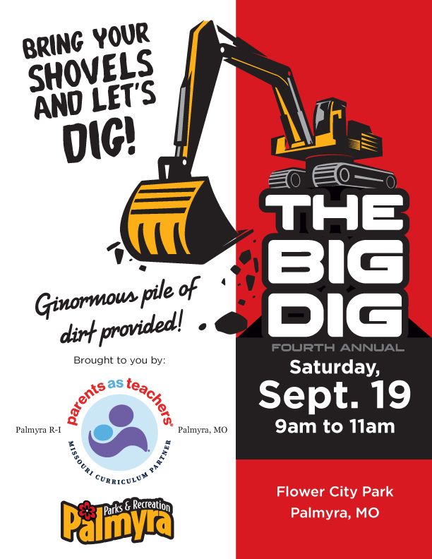 PAT the big dig, Saturday, Sept 19 at 9 am