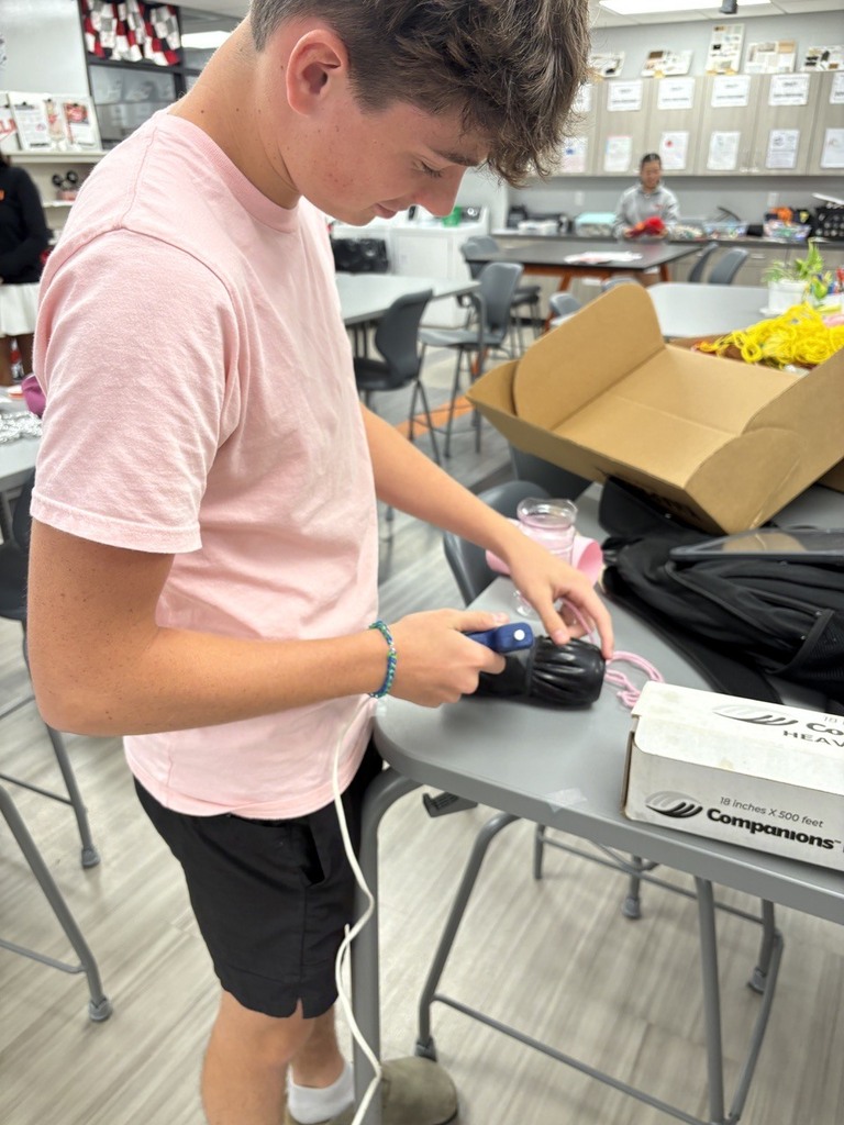student making a 3D model of foodborne pathogen
