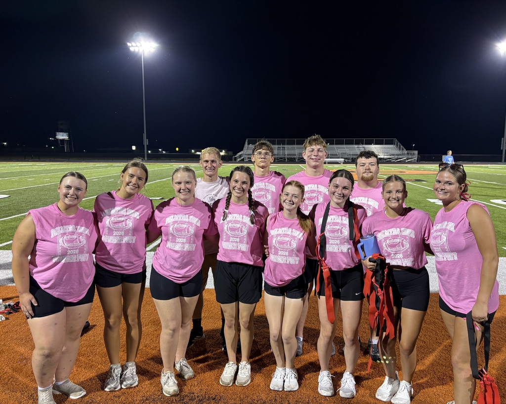 Senior powderpuff participants
