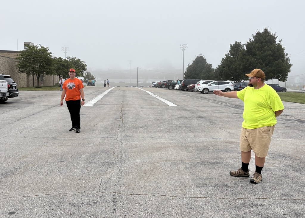 parking helpers at Grandparents day
