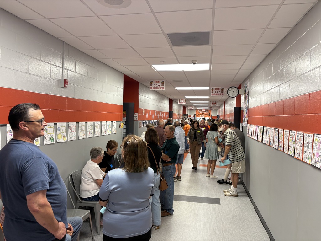 Grandparent's Day gathering in PES class