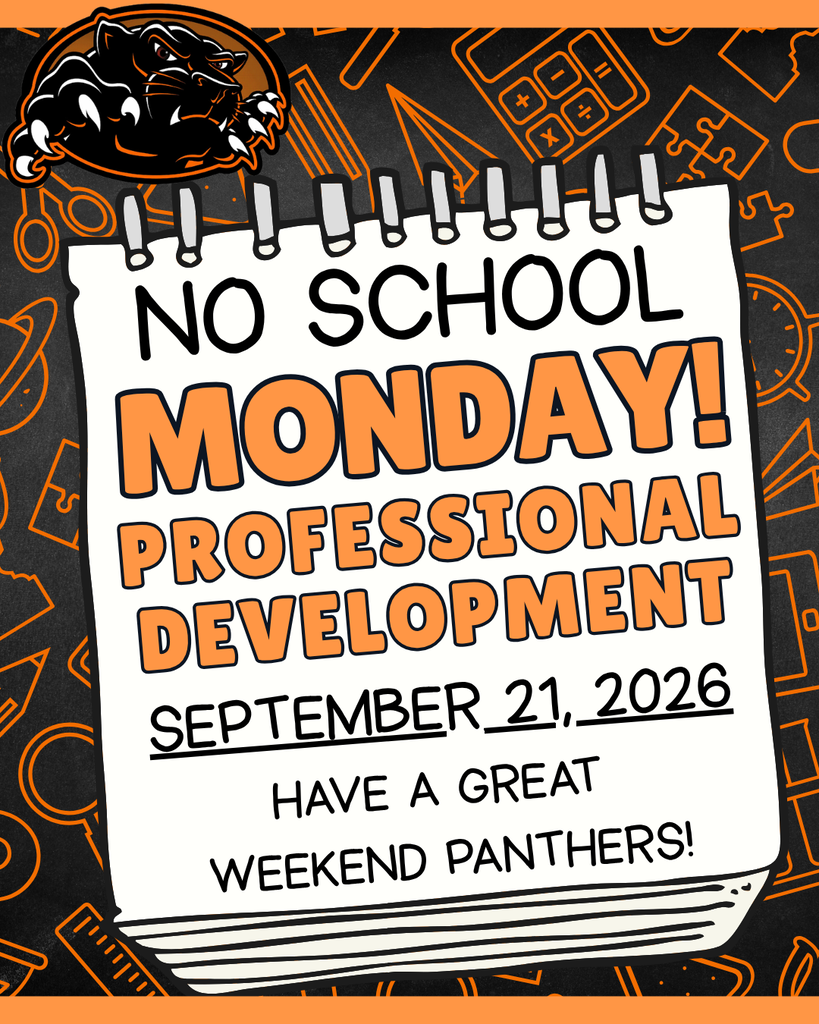 No school Monday, September 21st for Professional Development