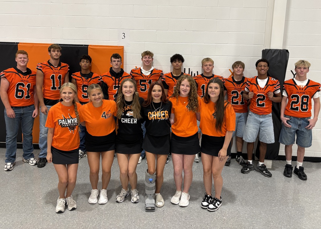 PHS athletes in gym at morning assembly
