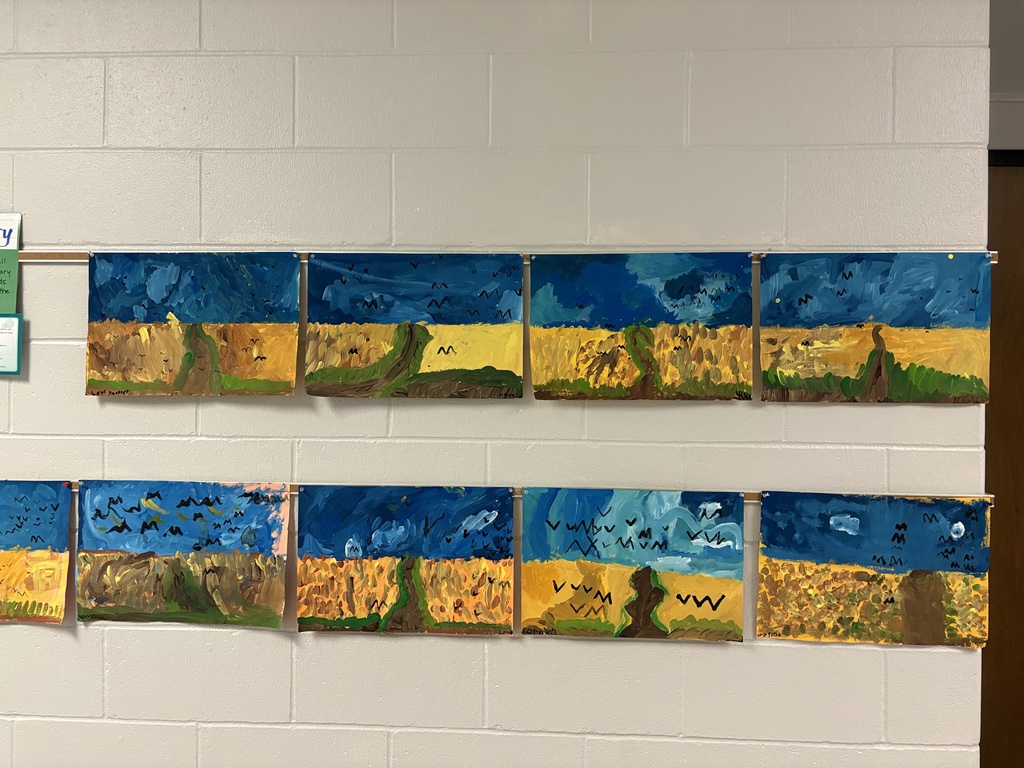 PES artwork on display