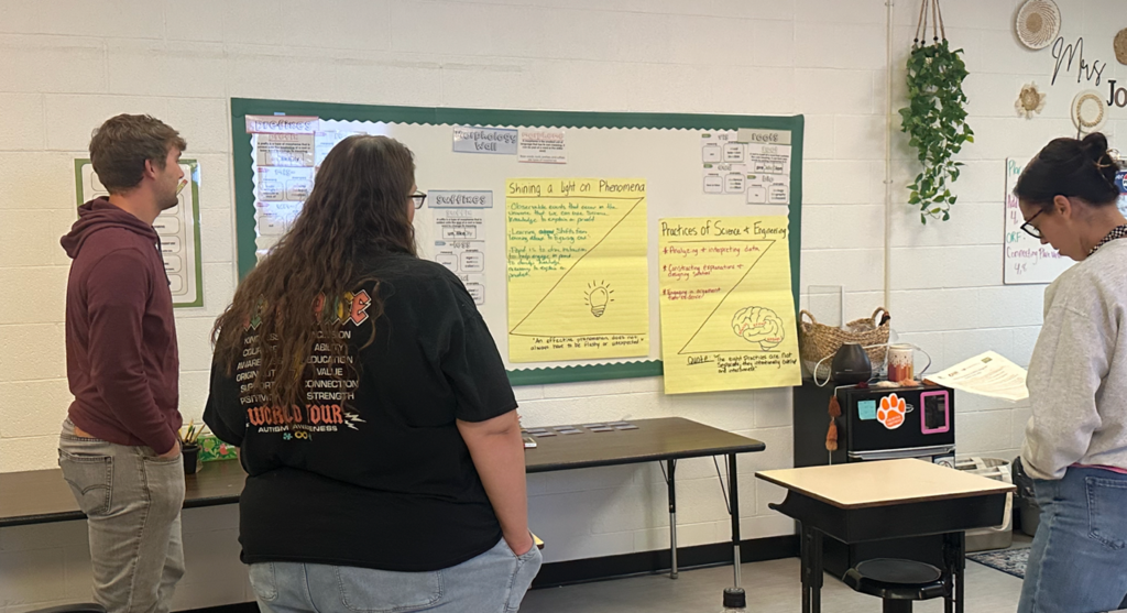 PES teachers collaborating as a team