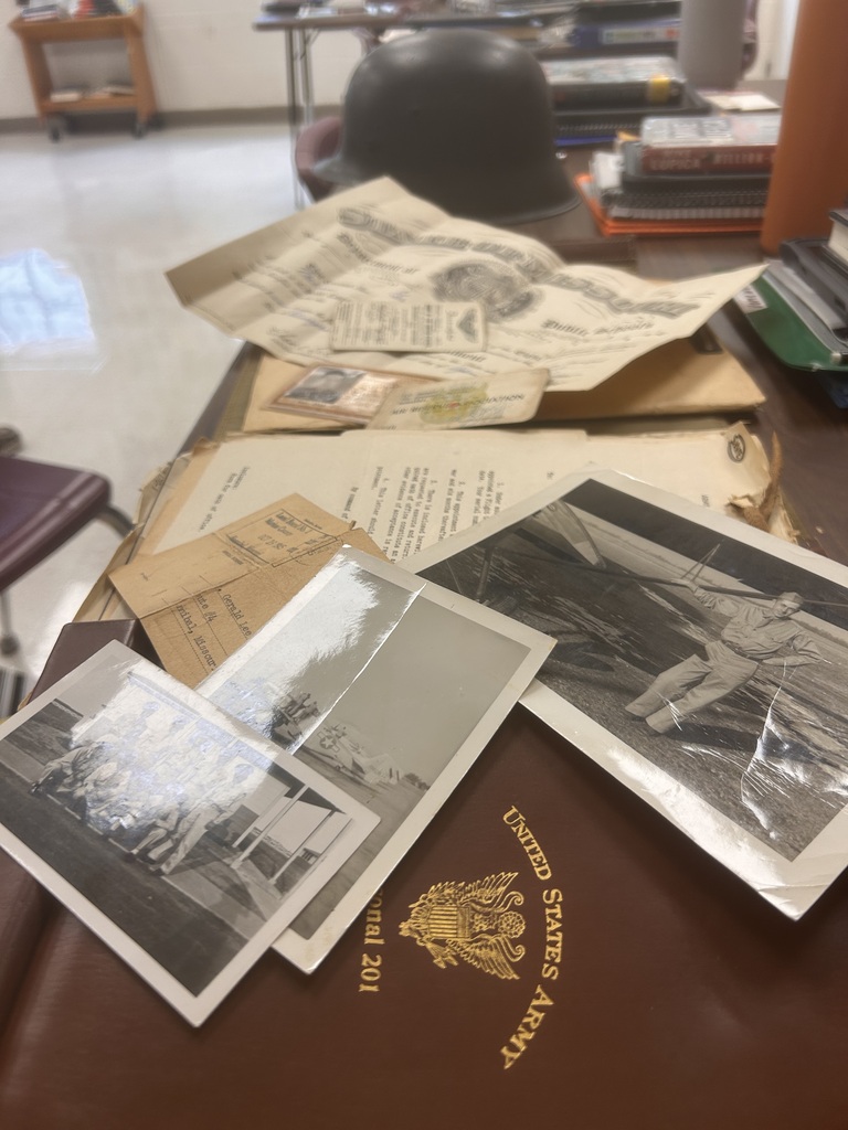 WWII information and artifacts