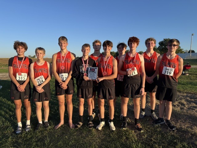 HS team with 1st place plaque