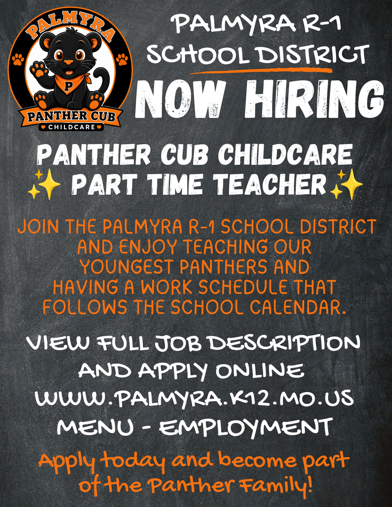 Palmyra R1 School District Now Hiring Part Time Teacher