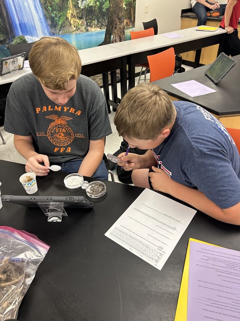 high school students observing the behavior of isopods in different environments