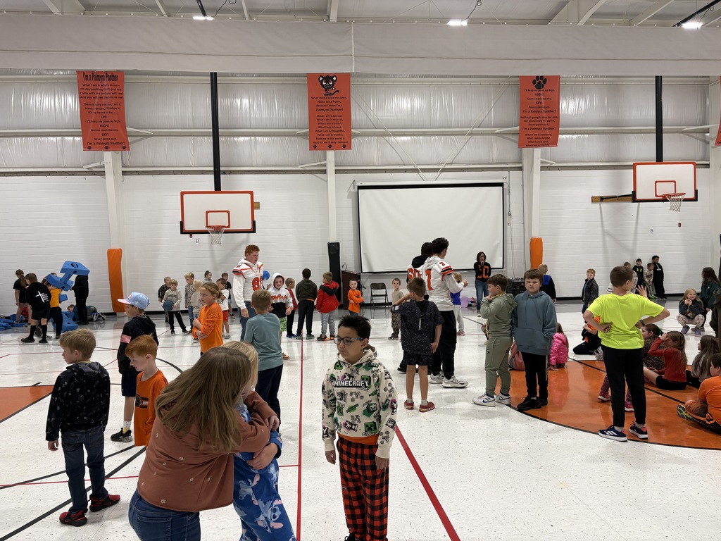 young Panthers at morning assembly