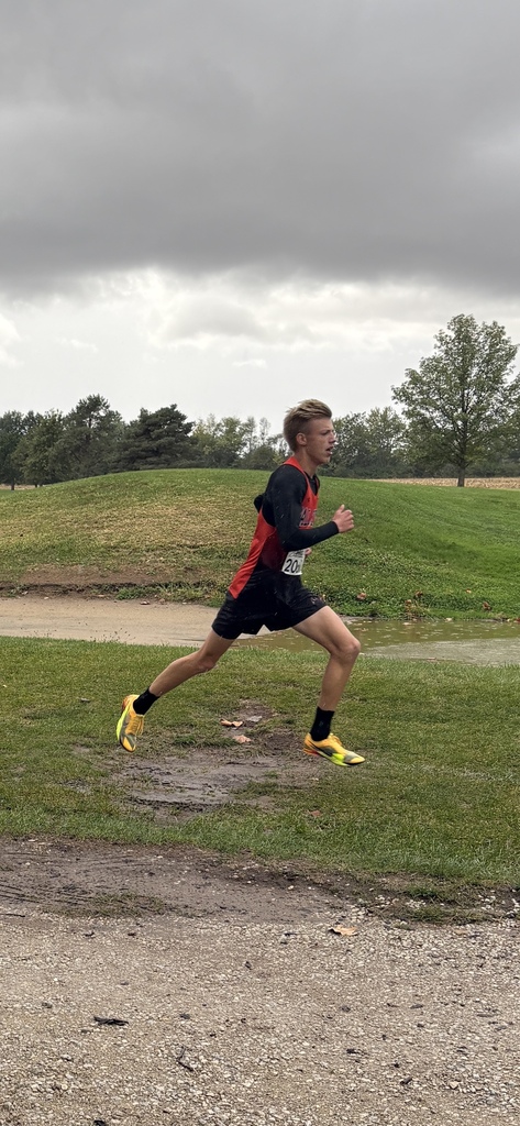 XC runner running
