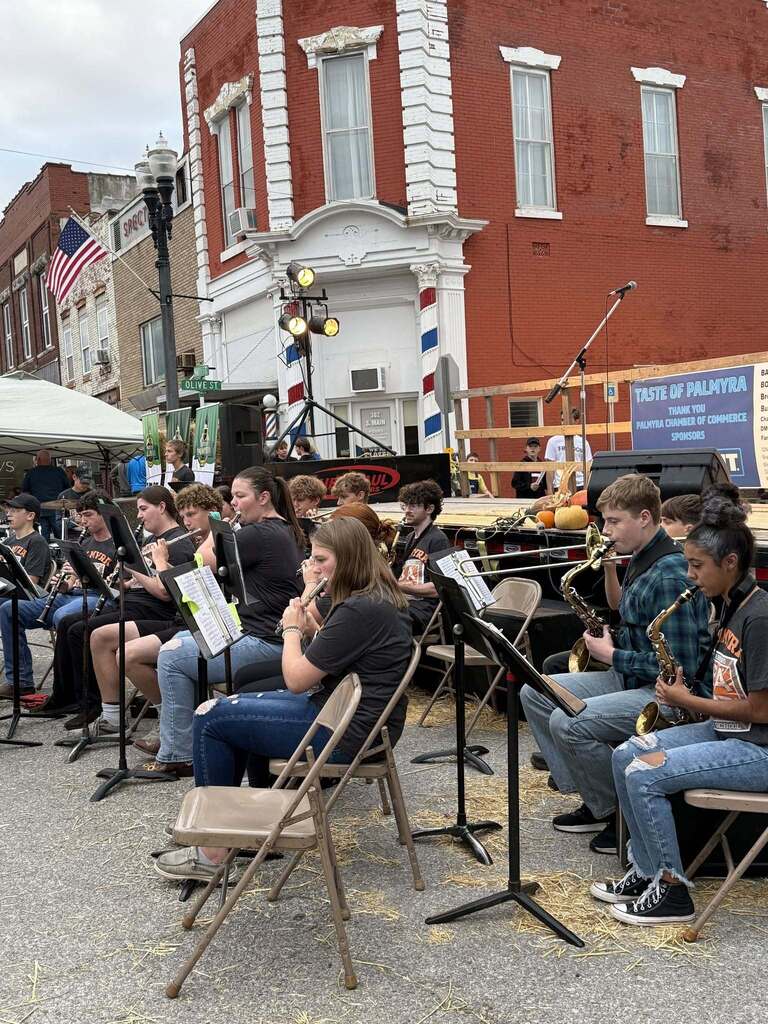 Band performing at TAste of Palmyra stage