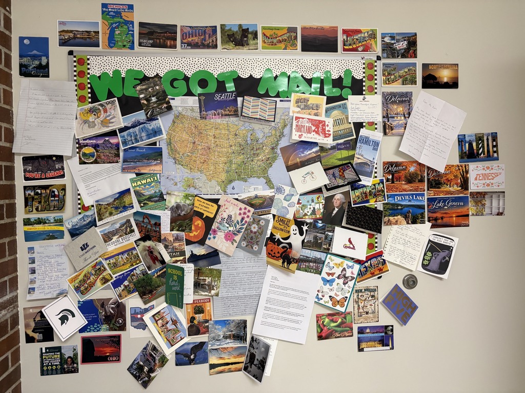 We got mail bulletin board