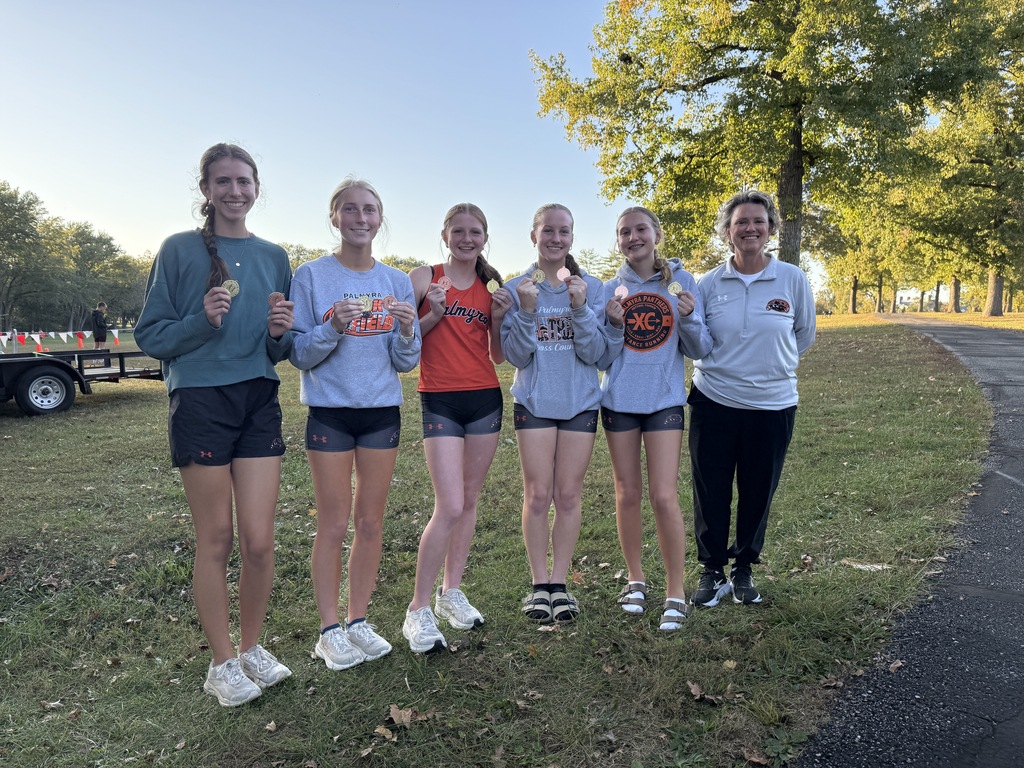 girls XC medalists and 1st place team