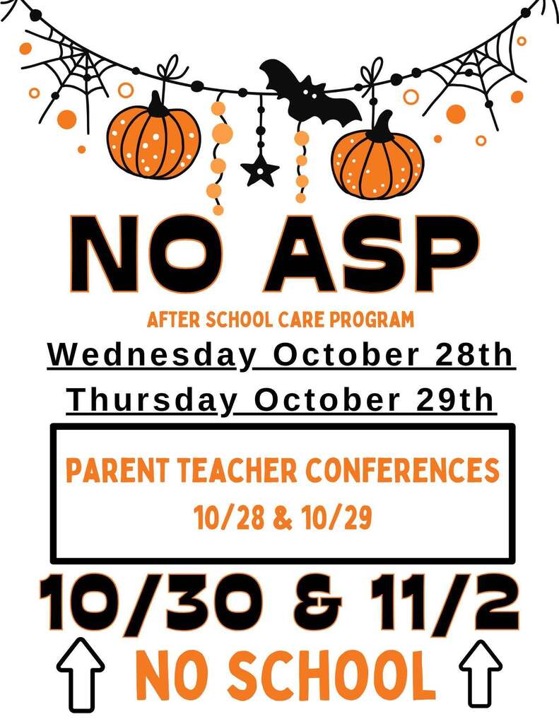 NO ASP at PES on Wed & Thurs due to PTC