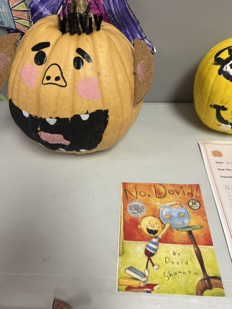 NO David book with pumpkin