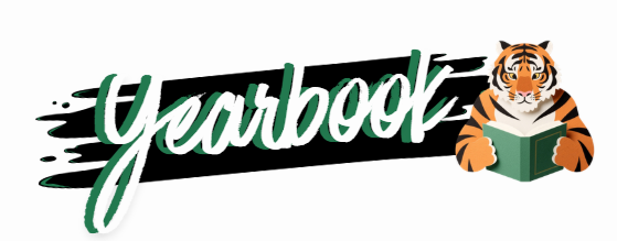 Yearbook with tiger